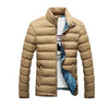 Winter Jacket Cotton Blend Coats Zipper